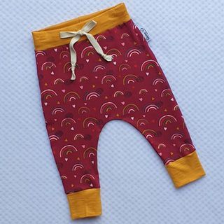 Rainbows on Maroon